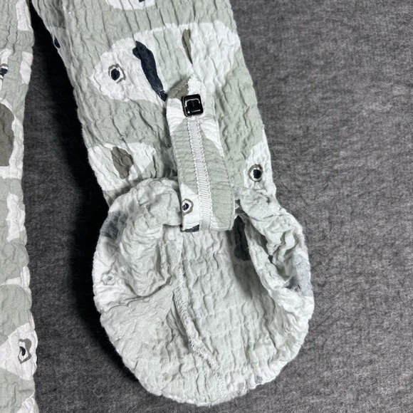 Habitat Clothes to Live In Shirt Women's XL Fish Button Up Gauzy Cotton Art Wear - Picture 6 of 8